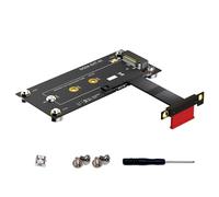 Adaptadores universales NVMe HDDs PCIe 1x con más de 10000 ciclos probados para conexión a través de componentes de computadora, no pérdida de datos, extensor Ssds
