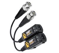 Adaptadores Universales Para Cámaras De Seguridad Admite 4 Formatos De Video a Través De Un Cable De Par Trenzado No Se Requiere Alimentación Externa Para Entrega De Señales Claras Transmisores De