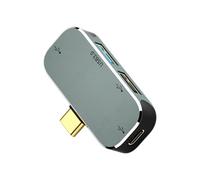 Adaptadores USB C Portátiles Compatibles con Transmisión De Vídeo 4K HDTV Transferencia Rápida De Datos Concentradores De Puerto C Carga De HDTV