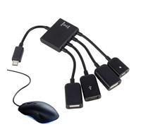 Adaptateur De Hub USB, Câble Hôte USB OT, Adaptateurs De Cordon De Câble Hôte, Hubs D'extension Multi-Ports USB, Câble De Connecteurs D'adaptateur Hub, Adaptateur De Câble Pour Clé TV