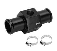 Adaptateur De Température D'eau Moto - Tuyau De Joint Jauge Température Radiateur En D'Aluminium | Compatible 16-24 mm, Alta Densité, Instalación Facile Avec Pinces Incluses