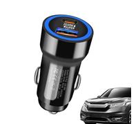 Adaptateur Rapide de chargeur de Voiture - Chargeur Voiture PD 30W à 2 Ports | Bloc de Charge Rapide Pour téléphone Portable, Adapteur -cigare USB C | Charge Rapide Pour, Andro