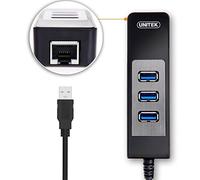 Adaptateur USB 3.0 Unitek Vers RJ45 Gigabit et Hub 3 Puertos