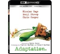 Adaptation (4K UHD Blu-ray) Nicolas Cage Tilda Swinton (Importación USA)