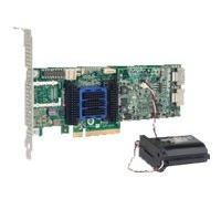 Adaptec 2273600-r Puerto Mini SAS 6 Gbps 8-Lane PCI-E maxcache 2.0 Tarjeta controladora Raid con Parte Superior Conectores