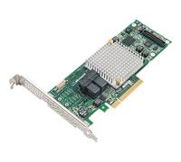 Adaptec 2942184 - Controlador Raid (8 Puertos, SATA 6 GB/s, SAS 12 GB/s, Raid 0/1/5/6/10/50/1E/60), Verde