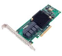 Adaptec 71605H Tarjeta y Adaptador de Interfaz Interno SAS,SATA - Accesorio (PCIe, SAS,SATA, 4 x SFF-8643, Verde, Gris, 6 Gbit/s, PMC PM8018)