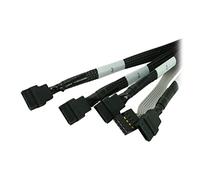 Adaptec Cable Serial ATA/SAS Bandas Laterales directos 4 carriles de 36 Pines 4i Mini Varios carriles 7 Pin Serial ATA, Banda Lateral 50 cm