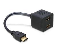 ADAPTER DELOCK HDMI(M) - 2xHDMI(F)