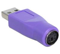 Adapter USB -> PS/2 fioletowy