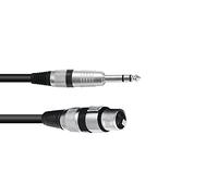 Adaptercable XLR (F) / Jack estéreo de 0,9 m bk