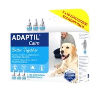 ADAPTIL Calm - Pack Ahorro 3 Recambios 90 días - Antiestrés para Perros | Ayuda a tu Perro a estar Más Tranquilo y Seguro, Eficacia Demostrada, Sin olores, Recomendado por Veterinarios, 3x30 días
