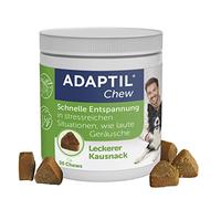 ADAPTIL Chew para perros | Complemento alimenticio para perros tranquilos y relajados | relajación rápida en situaciones de estrés | con ingredientes naturales | 30 unidades