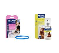 Adaptil Pack Antiestrés para Cachorros - Collar Junior + Spray Transport 60 ml - Calma y Seguridad - Reduce Miedos y Ansiedad - Ideal para Adaptación, Aprendizaje y Viajes