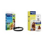 ADAPTIL Pack Antiestrés para Perros Pequeños: Calm Collar S + Transport Spray 60ml - Viajes, Transportín, Aprendizaje, Miedo a Ruidos, Adopción