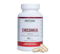 Adaptoheal Circuheal - Adaptogenos para Sistema Circulatorio y Salud Cardiovascular - Ginkgo Biloba + Rhodiola Rosea + Equinacia + Arandano + Reishi + Ginseng - Vegano, Sin Gluten - 90 Cápsulas