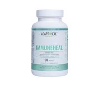 Adaptoheal Immuneheal - Adaptogenos para Defensas Inmmunitarias + Rhodional Rosea + Equinacea + Ginseng Rojo Coreano Puro + Reinshi + Vitex + Booster Defensas - Vegano, Sin Gluten - 90 Cápsulas