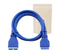 Adaptout Cable macho a hembra USB 3 20 pines para placa base de 50 cm