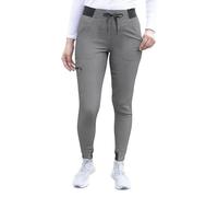 Adar Pro Prendas médicas para Mujer Pantalón médico Yoga Ultimate - P7104H - Heather Grey - XL
