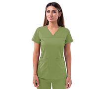 Adar Pro Scrubs For Women - Blusa médica Sweetheart con Cuello en V - P4210 - Spring Leaf - S