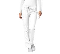 Adar Uniformes médicos para Mujer - Pantalón médico con cordón - 510 - White - S