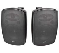 Adastra Altavoces de Gama Completa Resistentes a la Intemperie para Interiores y Exteriores, se suministran en Pares, música de Patio, Altavoces de jardín, Cocina o baño, 160 W, 8 Pulgadas, Color