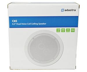 Adastra C6S - Altavoz de techo dual de 16,5 cm - blanco