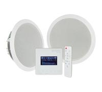 Adastra WA-215 | Sistema de audio estéreo de techo Bluetooth digital en la pared | 30 vatios, blanco