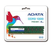 ADATA 4GB DDR3 1333MHz DIMM módulo de - Memoria (4 GB, 1 x 4 GB, DDR3, 1333 MHz, 240-pin DIMM)