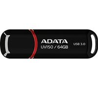 ADATA 64GB DashDrive UV150 Unidad Flash USB USB Tipo A 3.0 (3.1 Gen 1) Negro - Memoria USB (64 GB, USB Tipo A, 3.0 (3.1 Gen 1), Tapa, 9 g, Negro)