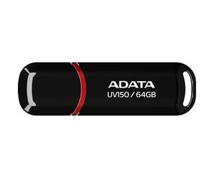 ADATA 64GB USB3.0 UV150, Black, AUV150-64G-RBK (UV150, Black)