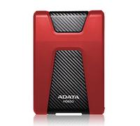ADATA AHD650-1TU3-CRD - Disco duro externo de 1 TB USB3.0 de alta velocidad, triple capa, robusto y resistente a impactos, color rojo