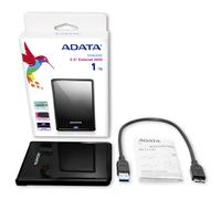 Adata ahv620s-1tu3-cbk hv620s - disco duro externo delgado (1 tb, usb