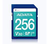 ADATA ASDX256GUI3V30S-R 256 GB SDXC Class 10 UHS-I - Memoria Flash (256 GB, SDXC, Clase 10, UHS-I, 100 MB/s, Negro, Azul)