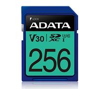 ADATA ASDX256GUI3V30S-R 256 GB SDXC Class 10 UHS-I - Memoria Flash (256 GB, SDXC, Clase 10, UHS-I, 100 MB/s, Negro, Azul)