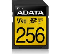 ADATA ASDX256GUII3CL10-C Premier One SDXC UHS-II U3 Class10 V90 3D NAND Extreme 4K Ultra HD 290MB/s Tarjeta SD, 256 GB