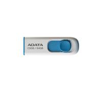 MEMORIA 64 GB REMOVIBLE ADATA USB 2.0 AC008 AZUL/BLANCO AC008-64G-RWE