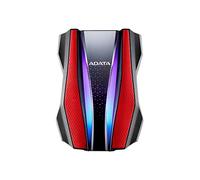 ADATA HD770G - Disco Duro Externo (2 TB, USB 3.2 Gen.1, Clase de protección IP68, Rojo, AHD770GG, 2 TB)