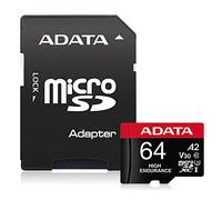 Tarjeta microSDXC ADATA AUSDX64GUI3V30SHA2-RA1 64 GB alta resistencia