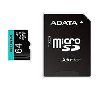 ADATA microSDXC/SDHC UHS-I U3 64GB c/adapt