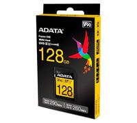 Tarjeta ADATA Premier ONE 128GB SDXC - UHS-II Clase 10 (U3) - Velocidad de vídeo V90 (8K) - R-W 290-260 MB/s