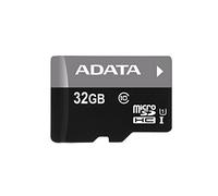 ADATA Tarjeta de memoria microSDHC/SDXC UHS-I U1 Clase 10 de 32 GB con adaptador (AUSDH32GUICL10-RA1)
