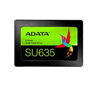 ADATA Ultimate SU635 Solid State Drive SSD 480GB, SATA 6Gb/s, 3D QLC NAND Flash, LDPC ECC, Dynamic SLC caching, High Speed, Read Speed up to 520MB/s, Shockproof, Anti-Vibration, Black