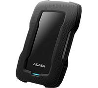 ADATA Unidad de Disco Duro Externa HD330 Negro 5TB USB 3.2 Gen.1 Mantiene Sus Datos Seguros con una Carcasa de Silicona en el Exterior