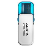 ADATA UV240 32GB 2.0 Conector USB Tipo A Blanco Unidad Flash USB - Memoria USB (32 GB, 2.0, Conector USB Tipo A, Tapa, 7 g, Blanco)
