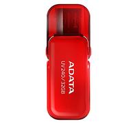 ADATA UV240 32GB 2.0 Conector USB Tipo A Rojo unidad flash USB - Memoria USB (32 GB, 2.0, Conector USB Tipo A, Tapa, 7 g, Rojo)