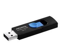 ADATA UV320 unidad flash USB 128 GB USB tipo A 3.1 (3.1 Gen 1) Negro, Azul - Memoria USB (128 GB, USB tipo A, 3.1 (3.1 Gen 1), Deslizar, 7,9 g, Negro, Azul)