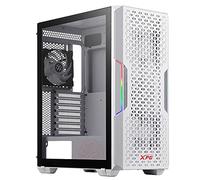 ADATA XPG STARKER Air Mid-Tower PC Chassis, ATX/Micro ATX, Mini-ITX, Compact Size, Tempered Glass Side Panel, I/O USB 3.0 Port, White