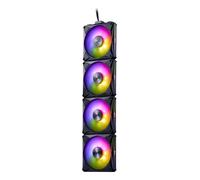 ADATA XPG Ventilador HURRICANE MAG 120 ARGB PWM 120mm, Pack De 4 BK (75261543)