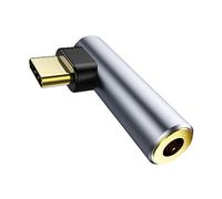 Adattatore Audio da USB C a 3,5mm, iPhone 17 Air Pro MAX USB Tipo C a 3.5 mm Hembra Jack Auriculares Adaptador 90 Grados, Dongle Aux DAC Estéreo HiFi ángulo Recto para iPhone 16/15 Plus Pro MAX,ect.